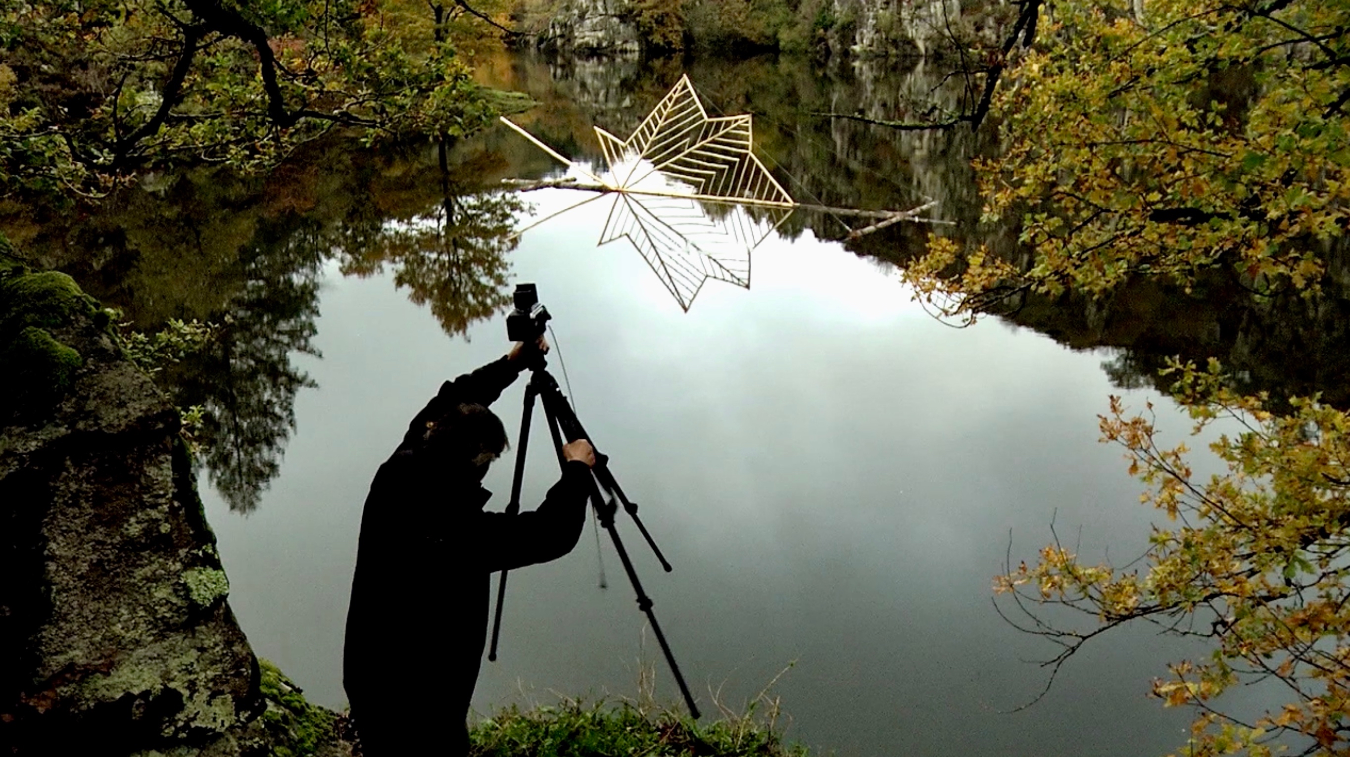 Nils-Udo, Radeau d’automne